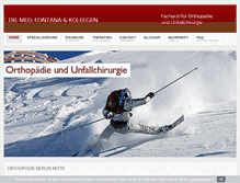 Tablet Screenshot of orthopaedie-berlin-mitte.de